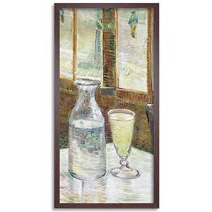 Fine Art Prints Vincent Van Gogh Cafetafel Met Absint Painting Long Framed Art Print Wall Poster 25x12 inch Fine Art Prints Vincent Van Gogh Cafetafel Met Absint Painting Long Framed Art Print Wall Poster 25x12 inch