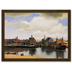 Artery8 Johannes Vermeer View Of Delft Baroque Cityscape Painting A4 Artwork Framed Wall Art Print Artery8 Johannes Vermeer View Of Delft Baroque Cityscape Painting A4 Artwork Framed Wall Art Print
