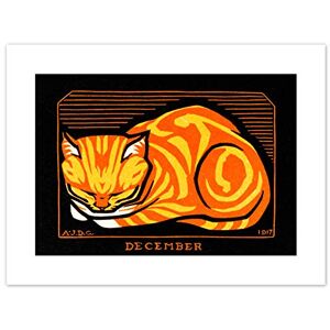 Wee Blue Coo December Cat Julie De Graag Art Print Canvas Premium Wall Decor Poster Wee Blue Coo December Cat Julie De Graag Art Print Canvas Premium Wall Decor Poster