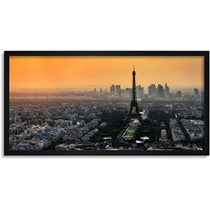Artery8 DeSousa Paris Skyline Eiffel Tower Sunset Photo Framed Wall Art Print Long 25X12 Inch Artery8 DeSousa Paris Skyline Eiffel Tower Sunset Photo Framed Wall Art Print Long 25X12 Inch