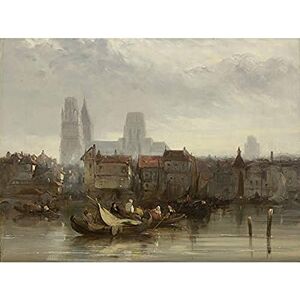 Artery8 British 19Th Century Rouen 19Th Century Painting Unframed Wall Art Print Poster Home Decor Premium Artery8 British 19Th Century Rouen 19Th Century Painting Unframed Wall Art Print Poster Home Decor Premium
