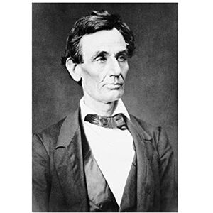 Wee Blue Coo Vintage Photo Portrait Abraham Lincoln President USA Wall Art Print Wee Blue Coo Vintage Photo Portrait Abraham Lincoln President USA Wall Art Print