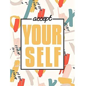 Wee Blue Coo Funky Affirmation Accept Yourself Unframed Art Print Poster Wall Decor 12x16 inch Wee Blue Coo Funky Affirmation Accept Yourself Unframed Art Print Poster Wall Decor 12x16 inch