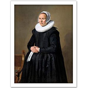 Artery8 Frans Hals Portrait Of Feyntje Van Steenkiste Artwork Framed Wall Art Print 18X24 Inch Artery8 Frans Hals Portrait Of Feyntje Van Steenkiste Artwork Framed Wall Art Print 18X24 Inch