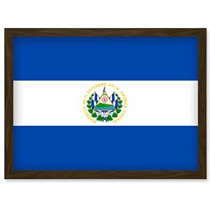 Artery8 - El Salvador Flag - A4 - Poster Artery8 - El Salvador Flag - A4 - Poster