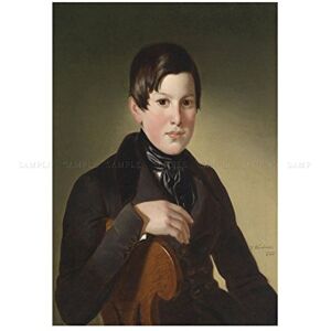 Wee Blue Coo Painting Portrait Study Weidner Boy Chair Wall Art Print Wee Blue Coo Painting Portrait Study Weidner Boy Chair Wall Art Print