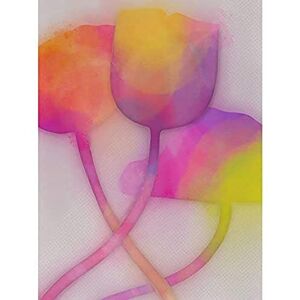 Artery8 Abstract Flower Pastel Tulip Painting Unframed Wall Art Print Poster Home Decor Premium Artery8 Abstract Flower Pastel Tulip Painting Unframed Wall Art Print Poster Home Decor Premium