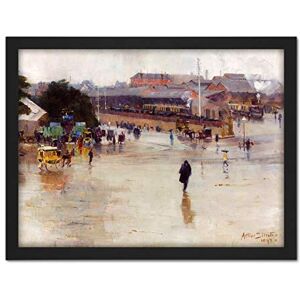 Fine Art Prints Arthur Streeton The Railway Station Redfern Large Framed Art Print Poster Wall Decor 18x24 Fine Art Prints Arthur Streeton The Railway Station Redfern Large Framed Art Print Poster Wall Decor 18x24