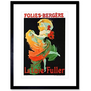 Wee Blue Coo Theatre Stage Cabaret Loie Fuller Dancer Folies Bergere Paris Art Framed Wall Art Print Wee Blue Coo Theatre Stage Cabaret Loie Fuller Dancer Folies Bergere Paris Art Framed Wall Art Print
