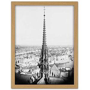 Artery8 Vintage Photo Notre Dame Paris France Spire Roof City Artwork Framed Wall Art Print 18X24 Inch Artery8 Vintage Photo Notre Dame Paris France Spire Roof City Artwork Framed Wall Art Print 18X24 Inch