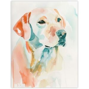 Artery8 Golden Labrador Dog Lover Watercolour Portrait Living Room Extra Large XL Wall Art Poster Print Artery8 Golden Labrador Dog Lover Watercolour Portrait Living Room Extra Large XL Wall Art Poster Print