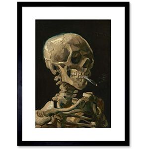 Fine Art Prints Katouigb Van Gogh Head Skeleton Burning Cigarette Framed Wall Art Print Fine Art Prints Katouigb Van Gogh Head Skeleton Burning Cigarette Framed Wall Art Print