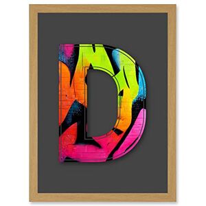 Artery8 - Letter D - Fluorescent Abstract - Wall Art Artery8 - Letter D - Fluorescent Abstract - Wall Art