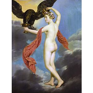 Artery8 Diez Hebe With Jupiter As Eagle Mythology Painting Premium Wall Art Canvas Print 18X24 Inch Artery8 Diez Hebe With Jupiter As Eagle Mythology Painting Premium Wall Art Canvas Print 18X24 Inch