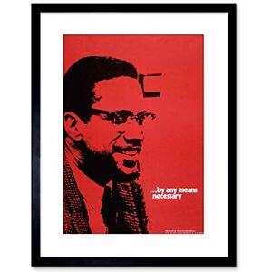 Wee Blue Coo 9x7 '' AD SOCIALIST RED MALCOLM X CIVIL RIGHTS FRAMED ART PRINT F97X959 Wee Blue Coo 9x7 '' AD SOCIALIST RED MALCOLM X CIVIL RIGHTS FRAMED ART PRINT F97X959