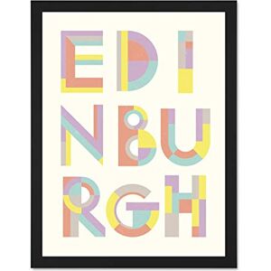 Wee Blue Coo Edinburgh Capital Scotland Colourful Word Typograph Bold Large Framed Art Print Poster Wall Decor 18x24 inch Wee Blue Coo Edinburgh Capital Scotland Colourful Word Typograph Bold Large Framed Art Print Poster Wall Decor 18x24 inch