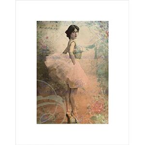 Wee Blue Coo PAINTING DANCER WOMAN LADYGRAPH FLORAL BALLERINA FRAMED ART PRINT MOUNT B12X7282 Wee Blue Coo PAINTING DANCER WOMAN LADYGRAPH FLORAL BALLERINA FRAMED ART PRINT MOUNT B12X7282