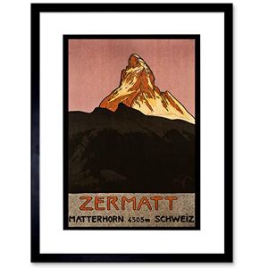 Wee Blue Coo Travel Matterhorn Mountain Zermatt Switzerland Alpine Snow Framed Wall Art Print Wee Blue Coo Travel Matterhorn Mountain Zermatt Switzerland Alpine Snow Framed Wall Art Print
