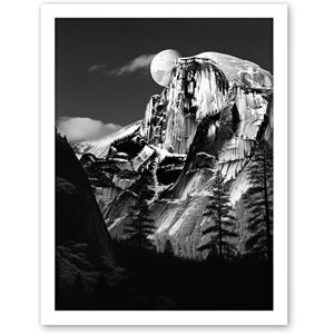 Artery8 Moonrise Behind Half Dome High Contrast Black White Photograph Yosemite National Park Full Moon and Mountain Forest Landscape Artwork Framed Wall Art Print 18X24 Inch Artery8 Moonrise Behind Half Dome High Contrast Black White Photograph Yosemite National Park Full Moon and Mountain Forest Landscape Artwork Framed Wall Art Print 18X24 Inch