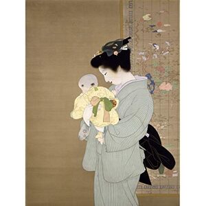 Artery8 Uemura Shoen Mother Child Japanese Painting Large Wall Art Poster Print Thick Paper 18X24 Inch Artery8 Uemura Shoen Mother Child Japanese Painting Large Wall Art Poster Print Thick Paper 18X24 Inch