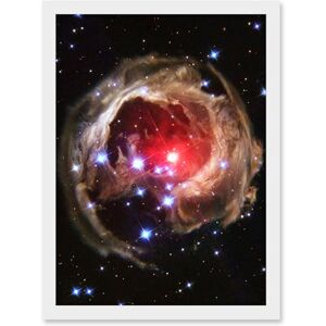 Artery8 Hubble Space Telescope Image Light Echo Illuminates Dust Spiral Around Red Supergiant Star V838 Monocerotis Explosion Artwork Framed A3 Wall Art Print Artery8 Hubble Space Telescope Image Light Echo Illuminates Dust Spiral Around Red Supergiant Star V838 Monocerotis Explosion Artwork Framed A3 Wall Art Print