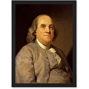 Artery8 Painting Portrait Duplessis Benjamin Franklin Founding Father America USA Artwork Framed Wall Art Print A4 Artery8 Painting Portrait Duplessis Benjamin Franklin Founding Father America USA Artwork Framed Wall Art Print A4
