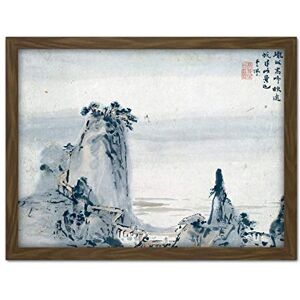 Artery8 Gao Qipei Hills Bridge Chinese Painting Artwork Framed Wall Art Print 18X24 Inch Artery8 Gao Qipei Hills Bridge Chinese Painting Artwork Framed Wall Art Print 18X24 Inch