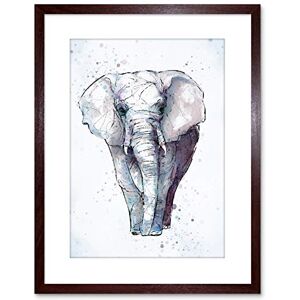 Wee Blue Coo PAINTING DIGITAL EVRY AFRICAN ELEPHANT 9x7 FRAMED ART PRINT F97X12549 Wee Blue Coo PAINTING DIGITAL EVRY AFRICAN ELEPHANT 9x7 FRAMED ART PRINT F97X12549