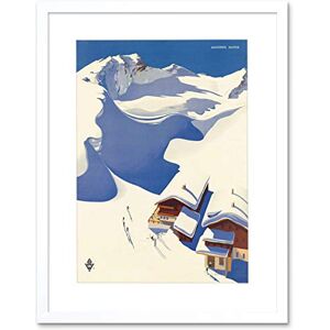 The Art Stop TRAVEL WINTER SPORT SNOW SKI CHALET ALPS AUSTRIA FRAMED PRINT PICTURE F12X1551 The Art Stop TRAVEL WINTER SPORT SNOW SKI CHALET ALPS AUSTRIA FRAMED PRINT PICTURE F12X1551