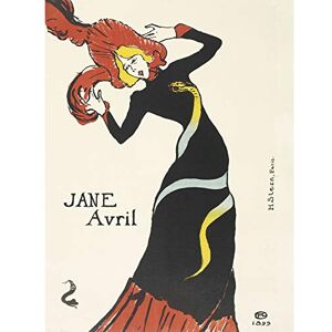 Artery8 Toulouse-Lautrec Can-Can Dancer Jane Avril Painting Large Wall Art Poster Print Thick Paper 18X24 Inch Artery8 Toulouse-Lautrec Can-Can Dancer Jane Avril Painting Large Wall Art Poster Print Thick Paper 18X24 Inch