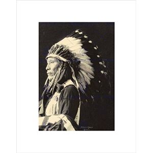 Wee Blue Coo PHOTO 1898 INDIAN CONGRESS AFRAID OF EAGLE SIOUX NATIVE FRAMED PRINT B12X7576 Wee Blue Coo PHOTO 1898 INDIAN CONGRESS AFRAID OF EAGLE SIOUX NATIVE FRAMED PRINT B12X7576