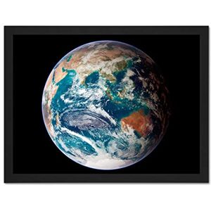 Artery8 Blue Marble Earth Eastern Hemisphere Photograph Artwork Framed Wall Art Print 18X24 Inch Artery8 Blue Marble Earth Eastern Hemisphere Photograph Artwork Framed Wall Art Print 18X24 Inch