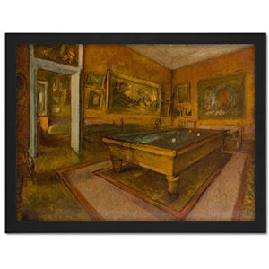 Fine Art Prints Edgar Degas Billiard Room At Menil Hubert Large Framed Art Print Poster Wall Decor 18x24 Fine Art Prints Edgar Degas Billiard Room At Menil Hubert Large Framed Art Print Poster Wall Decor 18x24
