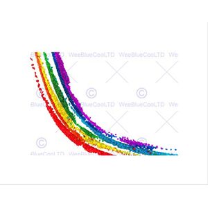 Wee Blue Coo Paintings Pattern Abstract Rainbow Colour Wall Art Print Wee Blue Coo Paintings Pattern Abstract Rainbow Colour Wall Art Print