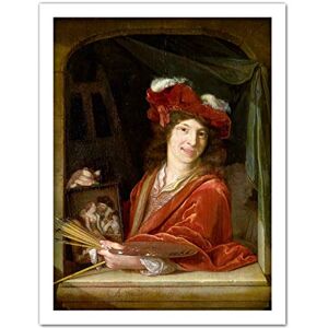 Artery8 Adriaen Van Der Werff A Young Painter Painting Artwork Framed Wall Art Print 18X24 Inch Artery8 Adriaen Van Der Werff A Young Painter Painting Artwork Framed Wall Art Print 18X24 Inch
