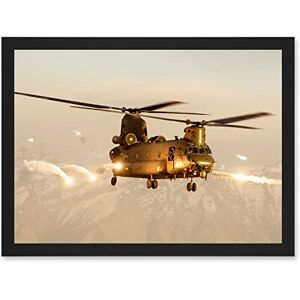 Artery8 Goddard Military UK RAF Chinook Helicopter Photo Artwork Framed Wall Art Print A4 Artery8 Goddard Military UK RAF Chinook Helicopter Photo Artwork Framed Wall Art Print A4