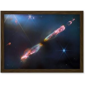 Artery8 NASA James Webb Telescope Infrared Image Supersonic Outflow of Young Star Space Bipolar Jet from Central Protostar Herbig-Haro 211 Stellar Birth Artwork Framed A3 Wall Art Print Artery8 NASA James Webb Telescope Infrared Image Supersonic Outflow of Young Star Space Bipolar Jet from Central Protostar Herbig-Haro 211 Stellar Birth Artwork Framed A3 Wall Art Print