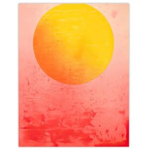 Artery8 Sunset Sun Vibrant Orange and Pink Minimalist Abstract Painting Large Wall Art Poster Print Thick Paper 18X24 Inch Artery8 Sunset Sun Vibrant Orange and Pink Minimalist Abstract Painting Large Wall Art Poster Print Thick Paper 18X24 Inch