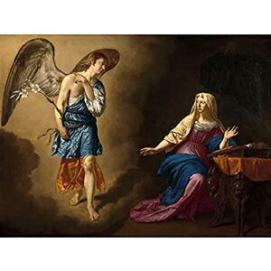 Artery8 Van De Velde The Annunciation To Virgin Painting Unframed Wall Art Print Poster Home Decor Premium Artery8 Van De Velde The Annunciation To Virgin Painting Unframed Wall Art Print Poster Home Decor Premium
