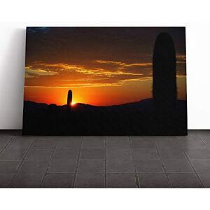 Big Box Art Canvas Print Wall Art Landscape Cactus Sunset (4) Mounted and Stretched Box Frame Picture Home Decor for Kitchen, Living, Dining Room, Bedroom, Hallway, Multi-Colour, 30x20 Inch Big Box Art Canvas Print Wall Art Landscape Cactus Sunset (4) Mounted and Stretched Box Frame Picture Home Decor for Kitchen, Living, Dining Room, Bedroom, Hallway, Multi-Colour, 30x20 Inch