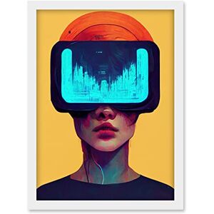 Doppelganger33 LTD Funky Virtual Reality Gamer Kids Artwork Framed A3 Wall Art Print Doppelganger33 LTD Funky Virtual Reality Gamer Kids Artwork Framed A3 Wall Art Print