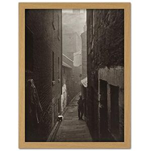 Artery8 Annan Slums Man Glasgow Scotland Photo Artwork Framed Wall Art Print 18X24 Inch Artery8 Annan Slums Man Glasgow Scotland Photo Artwork Framed Wall Art Print 18X24 Inch