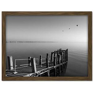 Artery8 Warby Wooden Jetty End Southend on Sea Pier Photo Artwork Framed Wall Art Print 18X24 Inch Artery8 Warby Wooden Jetty End Southend on Sea Pier Photo Artwork Framed Wall Art Print 18X24 Inch