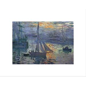 Wee Blue Coo Claude Monet Sunrise At Sea Old Master Picture Wall Art Print Wee Blue Coo Claude Monet Sunrise At Sea Old Master Picture Wall Art Print