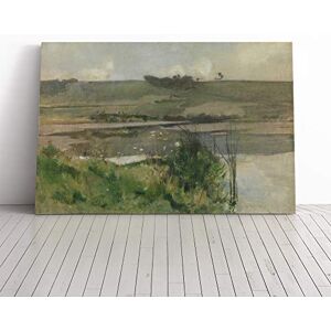 Big Box Art Canvas Print Wall Art John Henry Twachtman Landscape Mounted and Stretched Box Frame Picture Home Decor for Kitchen, Living Room, Bedroom, Hallway, Multi-Colour, 20x14 Inch Big Box Art Canvas Print Wall Art John Henry Twachtman Landscape Mounted and Stretched Box Frame Picture Home Decor for Kitchen, Living Room, Bedroom, Hallway, Multi-Colour, 20x14 Inch