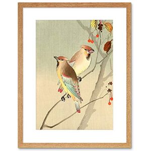 Wee Blue Coo Painting Nature Bird Autumn Japan Ohara Koson Framed Wall Art Print Wee Blue Coo Painting Nature Bird Autumn Japan Ohara Koson Framed Wall Art Print