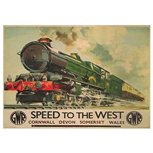 Wee Blue Coo Travel Gwr Railway Rail Train Steam Engine Retro Picture Wall Art Print Wee Blue Coo Travel Gwr Railway Rail Train Steam Engine Retro Picture Wall Art Print