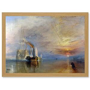 Artery8 Turner The Fighting Temeraire Ship Painting Artwork Framed Wall Art Print A4 Artery8 Turner The Fighting Temeraire Ship Painting Artwork Framed Wall Art Print A4