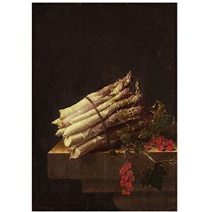 Wee Blue Coo Painting Coorte Still Life Asparagus Red Currants Wall Art Print Wee Blue Coo Painting Coorte Still Life Asparagus Red Currants Wall Art Print