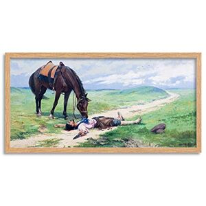 Fine Art Prints Parreiras The End Of Romance Horse Painting Framed Wall Art Print Long 25X12 Inch Fine Art Prints Parreiras The End Of Romance Horse Painting Framed Wall Art Print Long 25X12 Inch